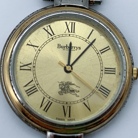Vintage Butberrys Silver & Gold Wristwatch - Picture 3 of 13
